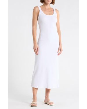 Vitamin A West Rib Tank Dress - White