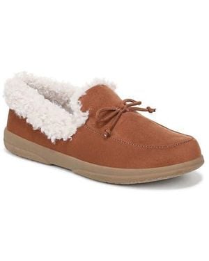 Vionic Claribel Faux Shearling Lined Slipper - Brown