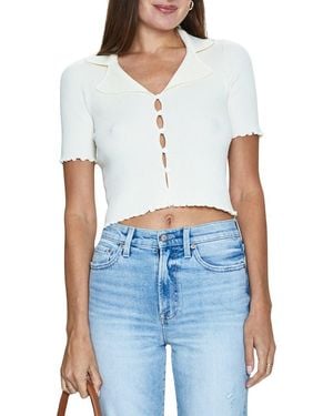 Pistola Tereza Cutout Crop Top - Blue