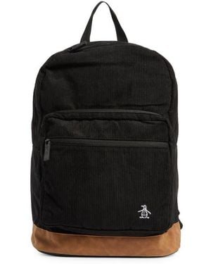 Original Penguin Corduroy Backpack - Black