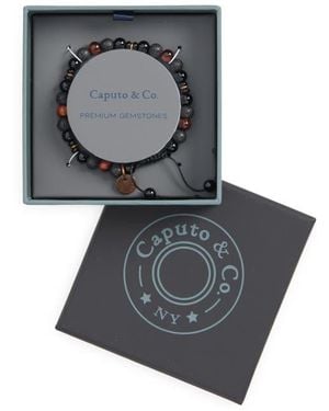Caputo & Co. Balance Semiprecious Stone Bracelet - Gray