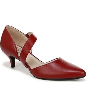 LifeStride Mika Pointed Toe Pump - Red