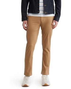 14th & Union The Wallin Stretch Twill Trim Fit Chino Pants - Blue