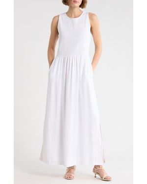 Splendid Malibu Smocked Sundress - White