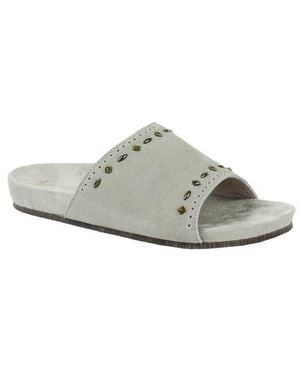 Revitalign Sofia Stud Orthotic Slide Sandal - Gray