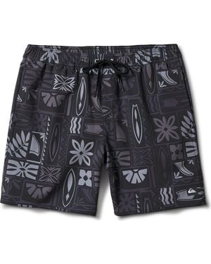 Quiksilver Borderline 17 Swim Trunks - Black