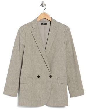 Theory Relaxed Fit Jacket - Natural