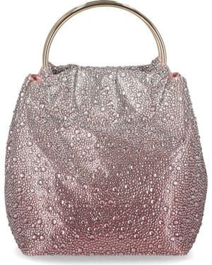 Jessica Mcclintock Nikki Ring Top Handle Clutch - Pink