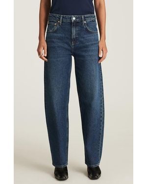 Mavi Nica High Waist Barrel Jeans - Blue