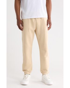 Saint Studio Correre Cotton Fleece Sweatpants - Natural
