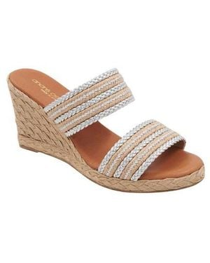 Andre Assous Nolita Espadrille Wedge Sandal - White