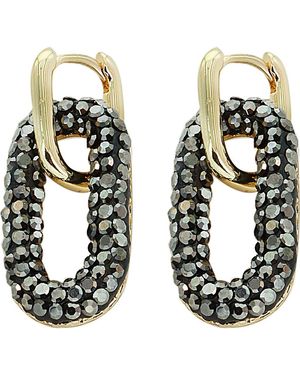 Panacea Luxe Link Drop Earrings - Metallic