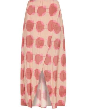 B.Young Hanva Tulip Hem Skirt - Pink