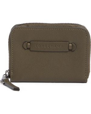 Longchamp Lc3D Zip Card Case - Green