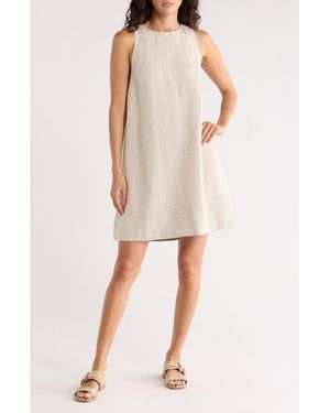 Madewell Linen Shift Minidress - Natural