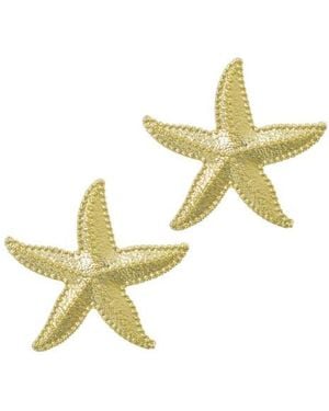 Adornia Starfish Drop Earrings - Metallic