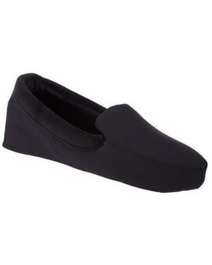 Isotoner Ivy Velour Slipper - Black