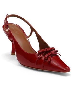 Reformation Noreen Slingback Pump - Red