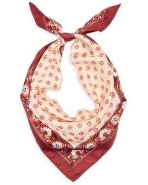 BCBGeneration Block Print Triangular Scarf - Pink