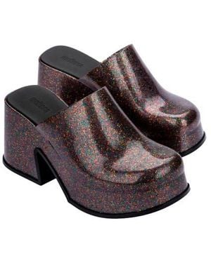 Melissa Mia Platform Mule - Brown