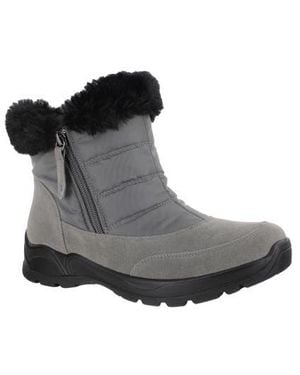 Easy Street Faux Fur Waterproof Boot - Gray