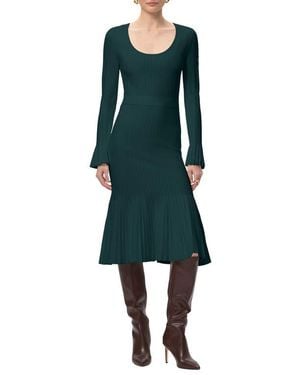 green emerald velvet dress THE AVA GOWN – HERVÉ LÉGER main image 0