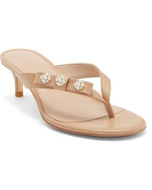 Stuart Weitzman Julietath Slide Sandal - Natural