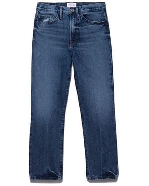 FRAME Le Piper (Bio)Degradable High Waist Straight Leg Jeans - Blue