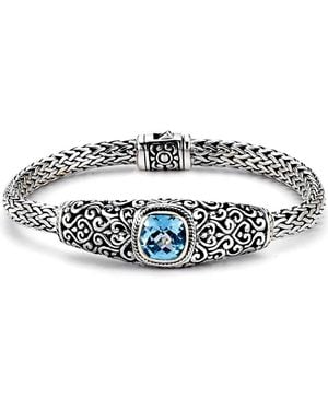 Samuel B. Amethyst Bracelet - Metallic