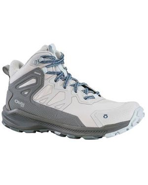 Obōz Katabatic Mid B-Dry Waterproof Hiking Sneaker - White