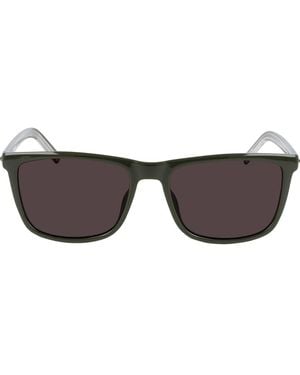 Converse Chuck 56Mm Rectangle Sunglasses - Gray