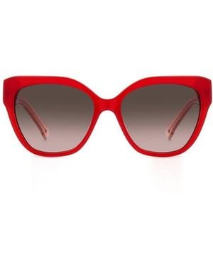 Kate Spade Savanna 57Mm Gradient Cat Eye Sunglasses - Red