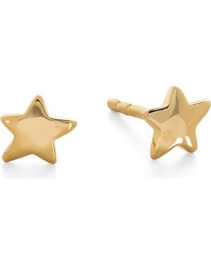 Monica Vinader Star Stud Earrings - Metallic