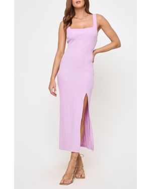 LSPACE Vivienne Rib Cover-Up Dress - Pink