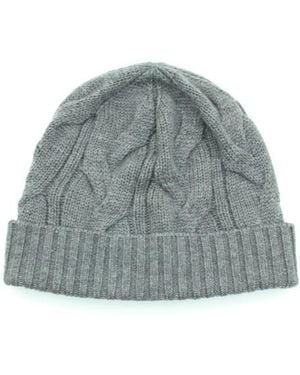 Portolano Cable Knit Cuff Beanie - Gray