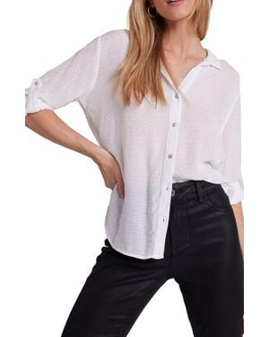 Bella Dahl Capri Jacquard Dot Button-Up Shirt - Multicolor