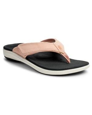 Revitalign Yumi Water Resistant Flip Flop - White