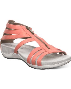 BEARPAW Ronda Faux Leather Sandal - Pink
