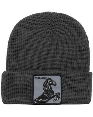 Goorin Bros Hoof It Horse Patch Beanie - Black