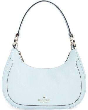 Kate Spade Leila Pebbled Leather Shoulder Bag - Blue