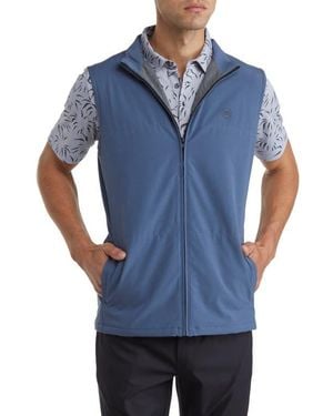 Travis Mathew Heater Stretch Vest - Blue