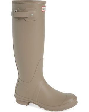 HUNTER Original Tall Rain Boot - Brown