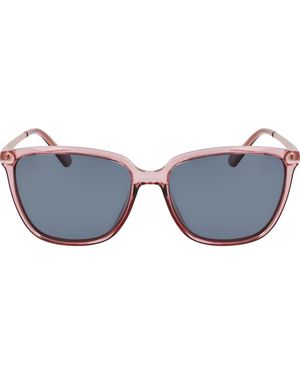 Cole Haan Polarized Square Sunglasses - Blue