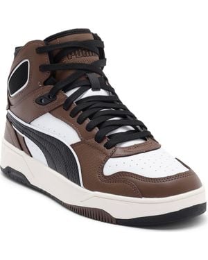 PUMA Rbd Break Mid Top Sneaker - Brown