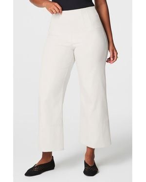 Spanx Zero Wide Leg Crop Pants - White