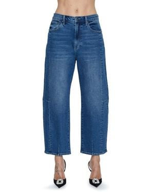 Pistola Eli Ankle Barrel Leg Jeans - Blue