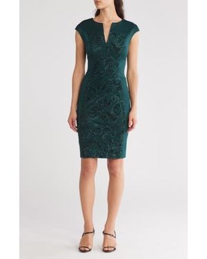 green emerald velvet dress Connected Apparel Asymmetrical Floor Length Chiffon Dress main image 0