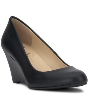 Jessica Simpson Sampson Wedge Pump - Black
