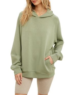 Wishlist Oversize Pullover Hoodie - Green