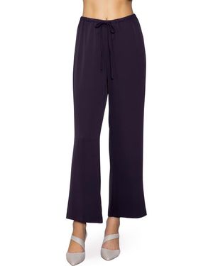 MELLODAY Drawstring Wide Leg Pants - Blue